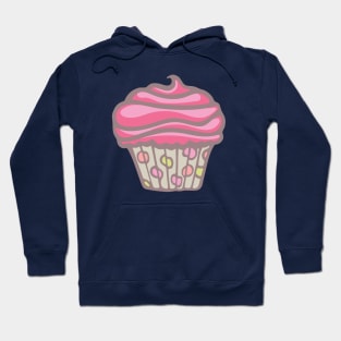 POLKA DOT CUPCAKE DREAMS Party Pink Buttercream Icing - UnBlink Studio by Jackie Tahara Hoodie